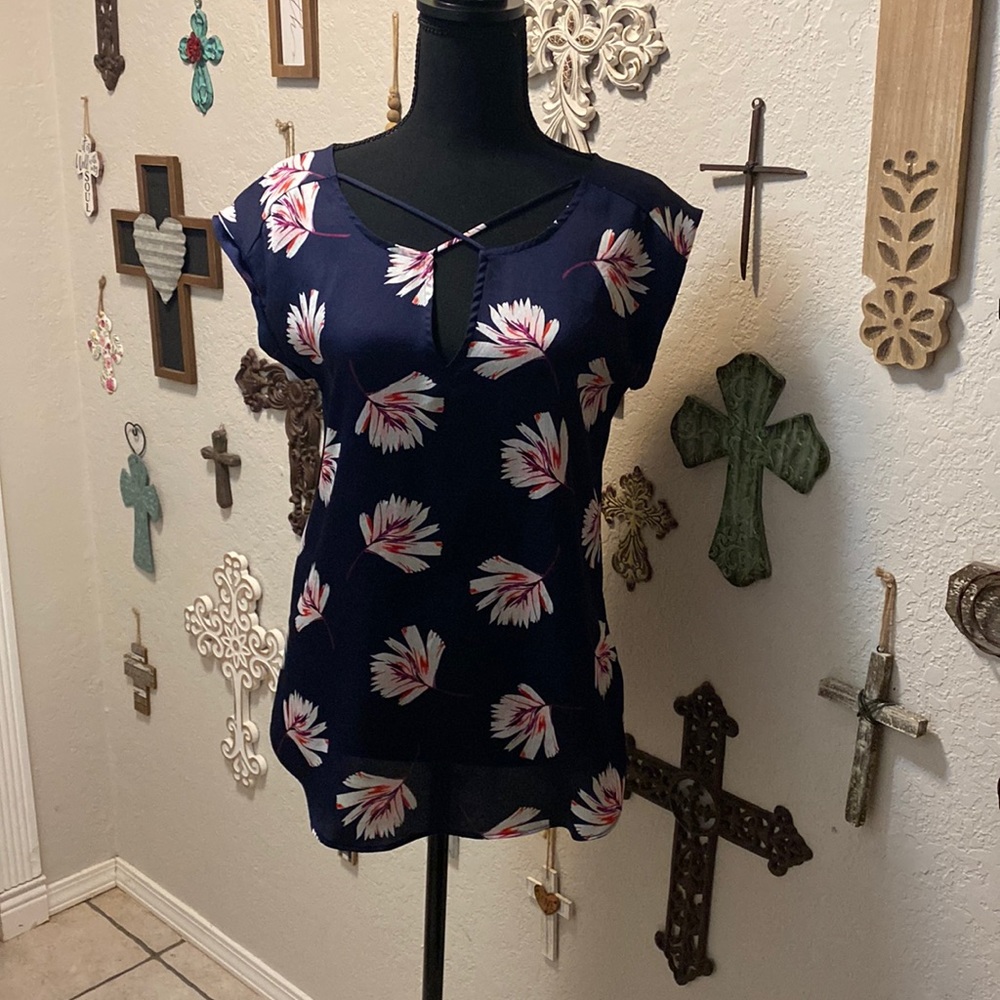 Express floral dress shirt Xsmall